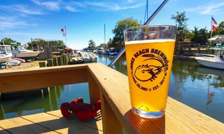 Brewery Experience: Two Pints of Beer — Buy One Pint, Get One Free - Jones Beach Brewing Co