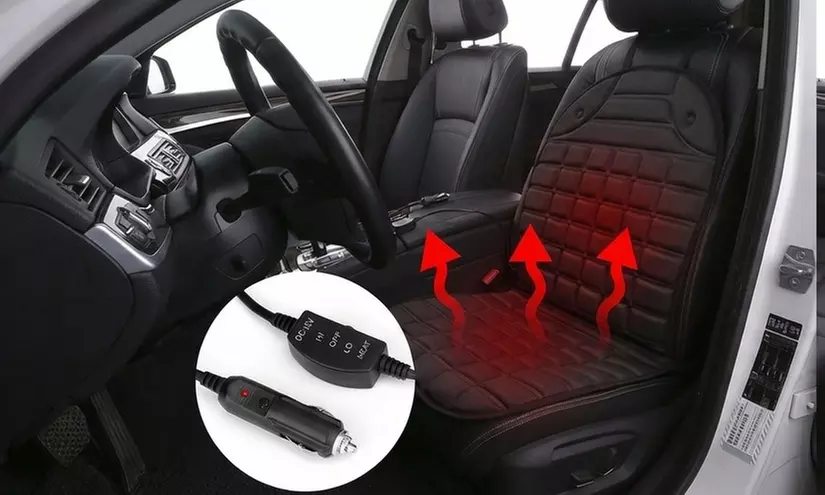 Funda calefactable para asiento de coche; modelo universal