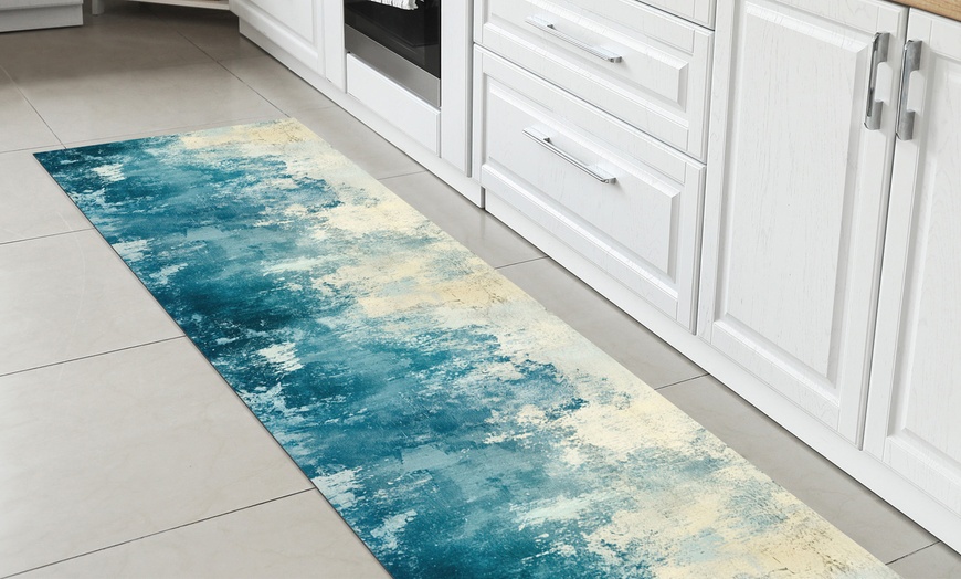 Image 24: Italian PVC Kitchen Runner