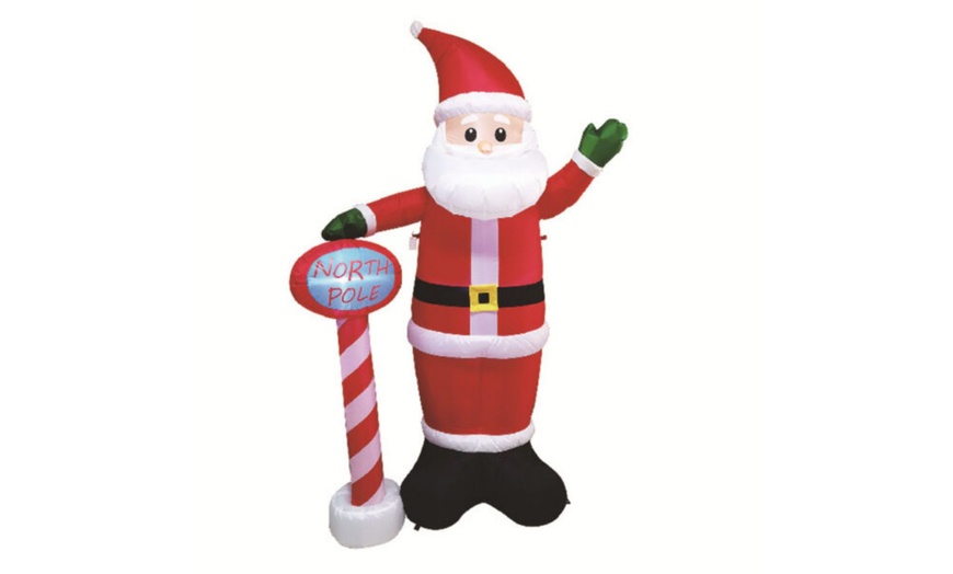 Image 3: Inflatable Christmas Decorations, Santa Claus or Tree