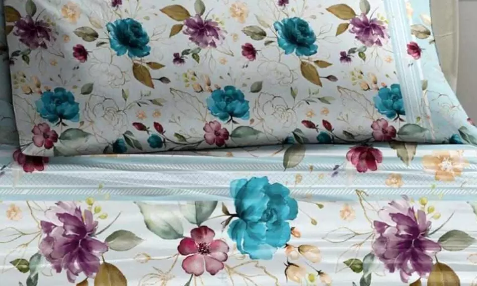 Laura Biagiotti Baumwoll-Bettwäsche-Set für Doppelbett