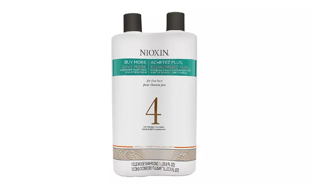 Nioxin System 4 Cleanser and Scalp Therapy Conditioner 33.8 oz Set