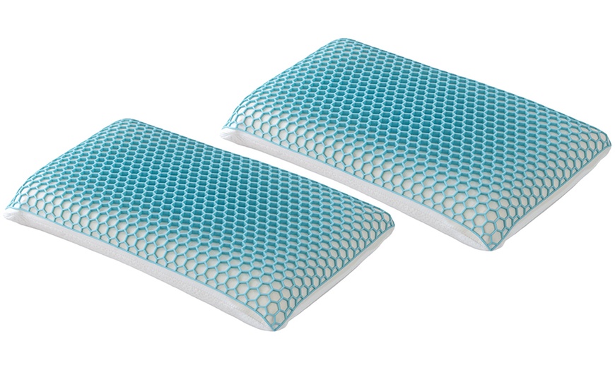 Image 6: Almohada de espuma viscoelástica y estructura alveolar, de Sampur