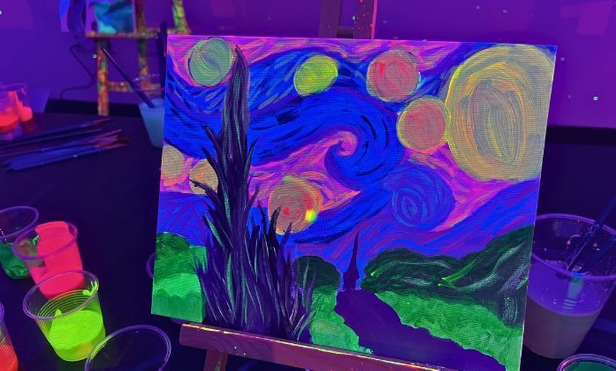 Image 5: Up to 50% Off on Immersive Starry Night Paint Experience