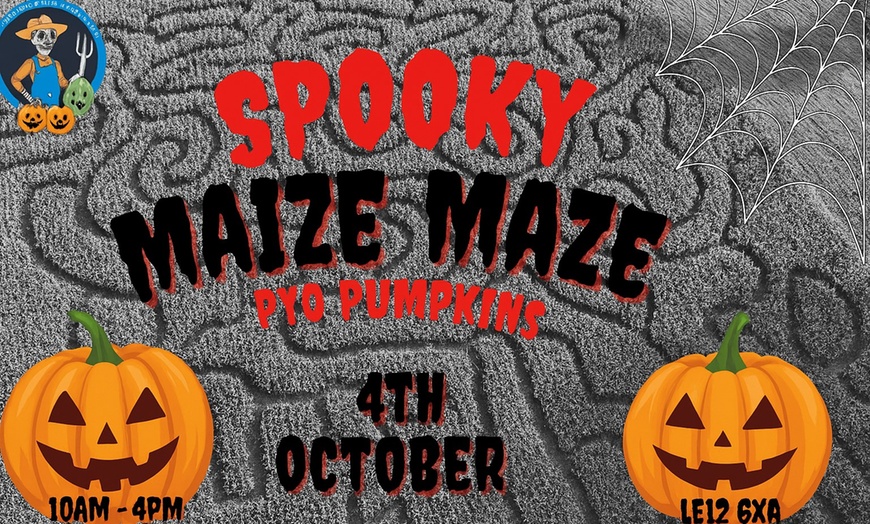 Image 10: Halloween Maze Entry with Pumpkin Picking for Two, Three or Four