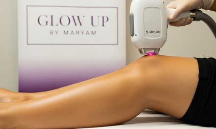 Six Laser Hair-Removal Sessions on One Small Area - Glow Up by Maryam