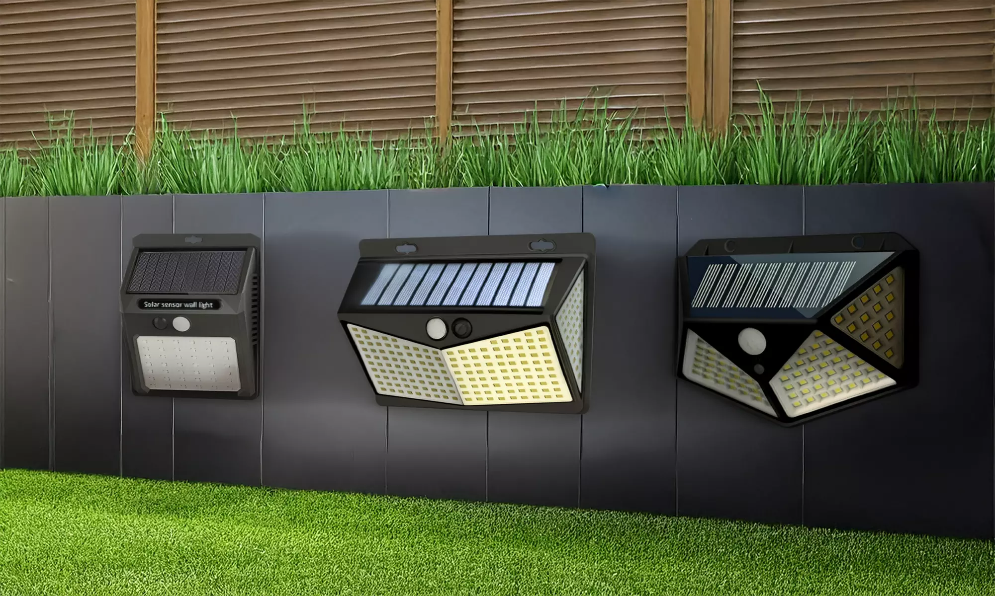Solar Outdoor Waterproof Wireless Motion Sensor Light (1-, 2-, or 8-pk)