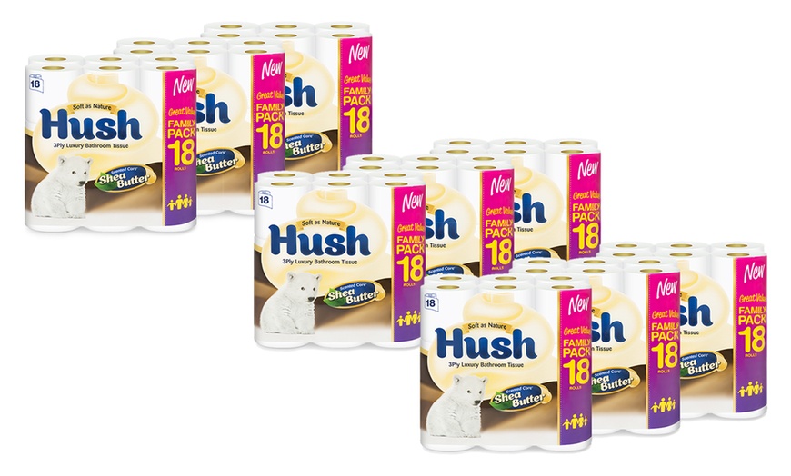 Image 6: 54 Hush Three-Ply Toilet Rolls
