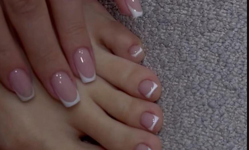 Image 2: Pamper Yourself:Gel Pedi, Scrub Mani/Pedi + Blowout at Steel Magnolias