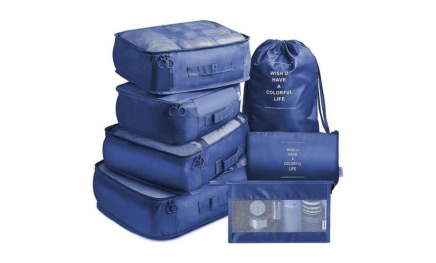 Image 11: 7Pcs Travel Packing Organizers