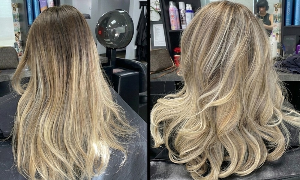 Achieve a Summer-Ready Look: Partial Highlights, Haircut and Style