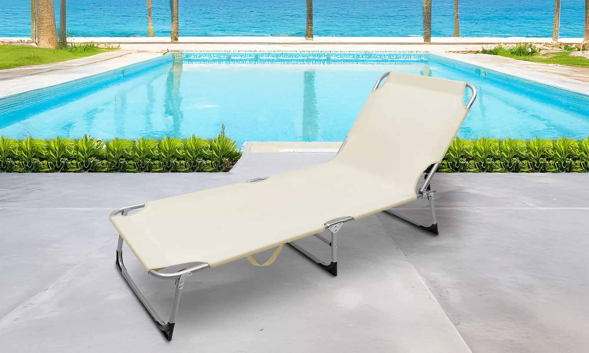 2 Sonnenliegen „Malta“ oder „Gallipoli“