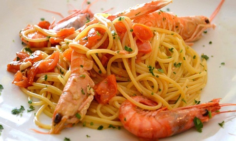 Menu di pesce da 3 o 4 portate con calice di vino al ristorante Il Pomodoro Innamorato (sconto fino a 56%)
