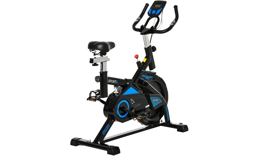 Image 9: HomCom Exercise Bike