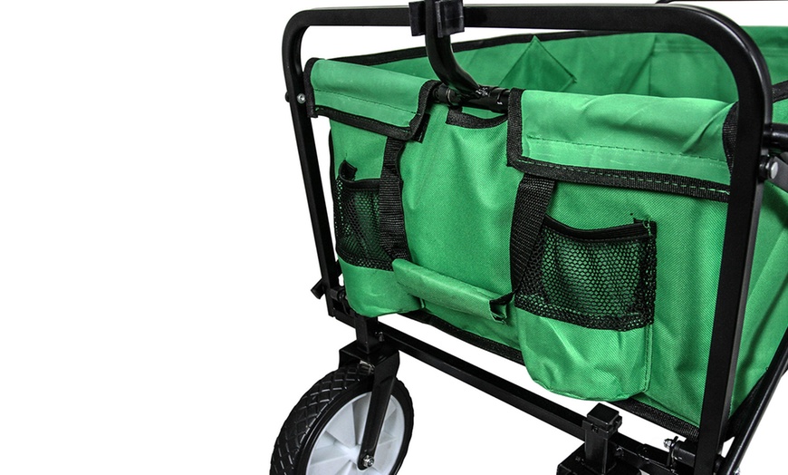 Image 4: Foldable Garden Cart Wagon