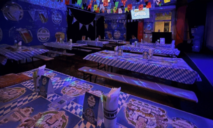 Image 2: Eatyard Oktoberfest: 2 Drinks, Free Pretzel & German Games Galore