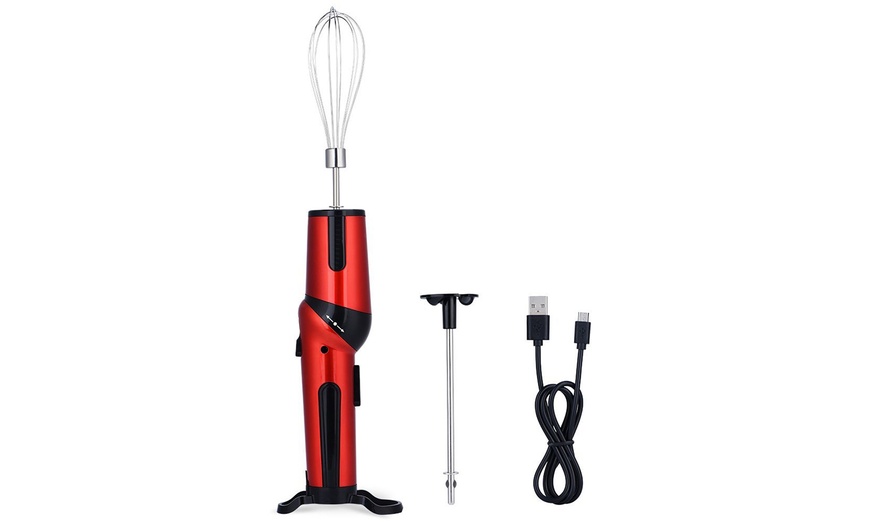 Image 2: TODO Cordless Rechargeable Hand Mixer Blender by Panatech Local