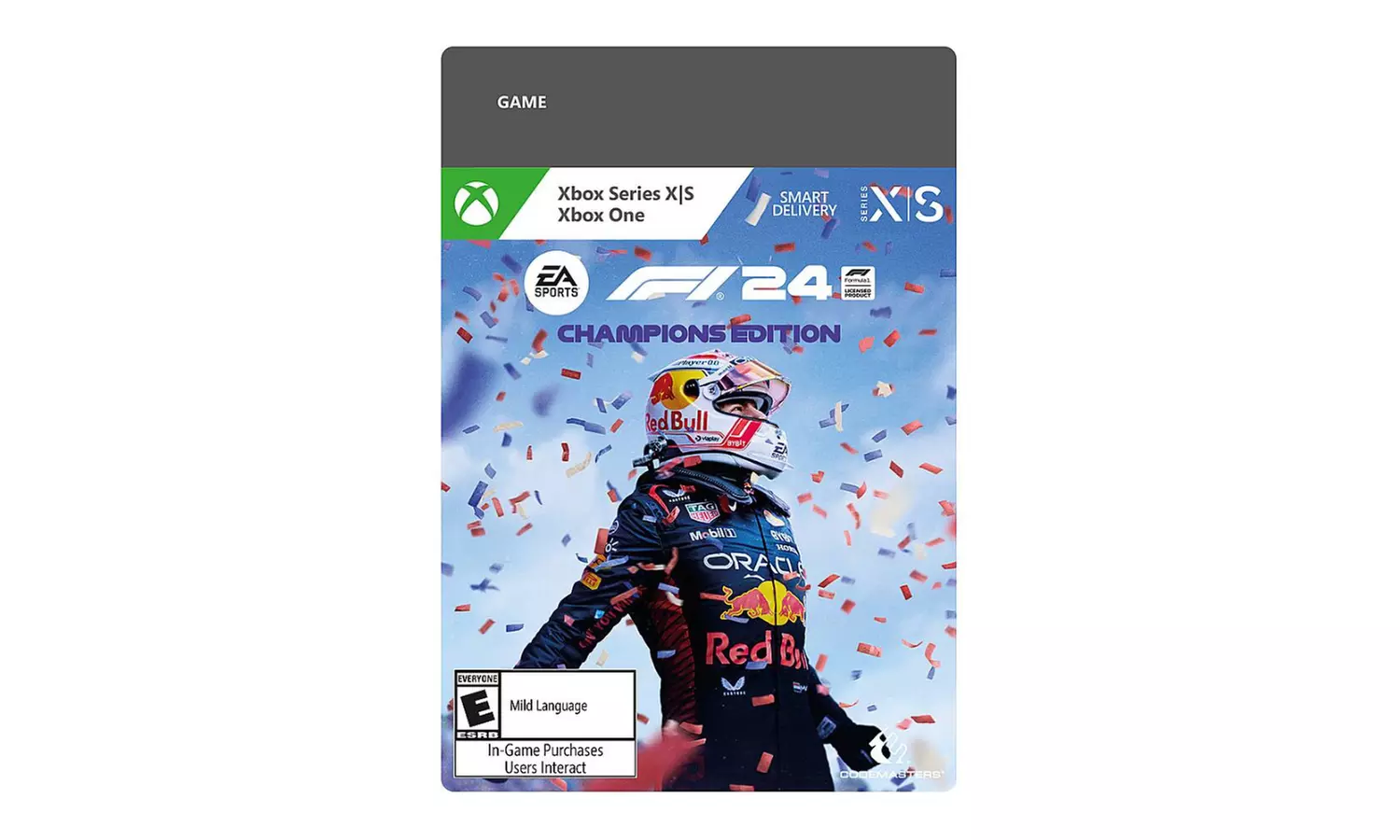 F1 24 Champions Edition Xbox Game – Digital Code for Xbox One & Series X|S + Bonus Content - Primary Image