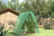 Outsunny Walk-In Gothic Arch Greenhouse with PE Cover and Sandbags - Image 5