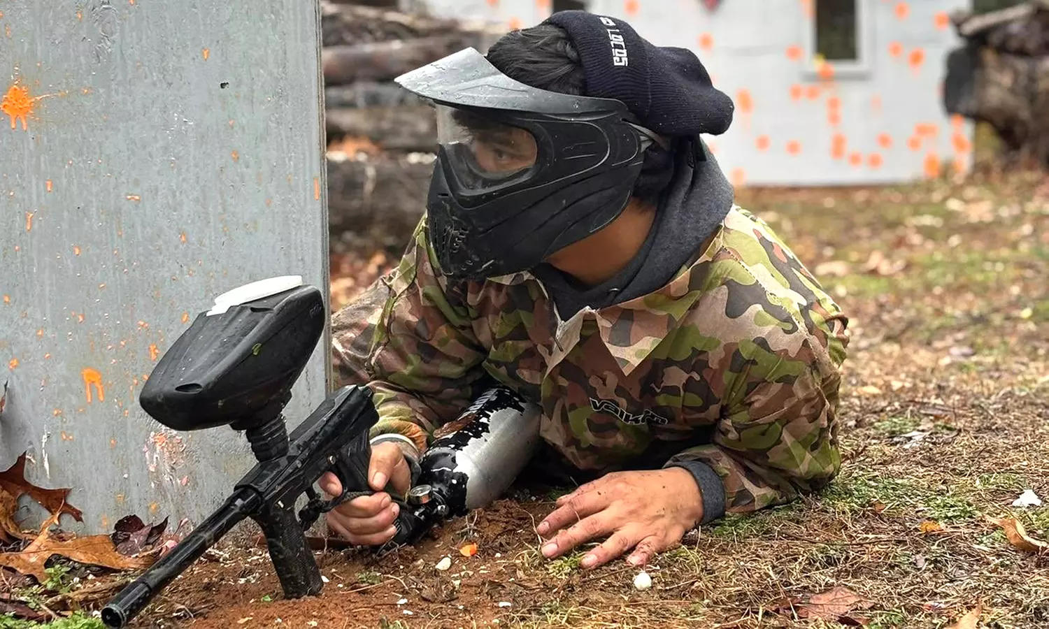 Up to 6 Open-Play Passes w/ Paintball Gun and Safety Mask