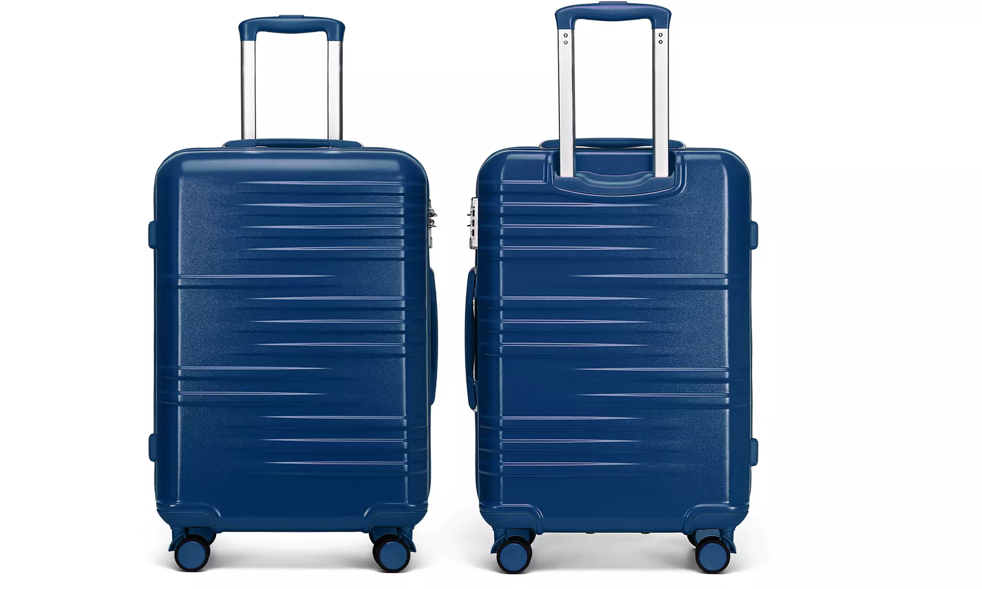 One- or Three-Piece British Traveller ABS Suitcase with Lock