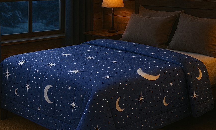 Image 2: Trapunta Gioia invernale stampata Made in Italy