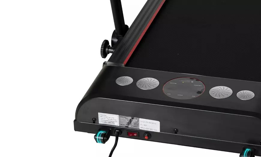 Image 6: HomCom Foldable Walking Pad and Treadmill, with LED Display