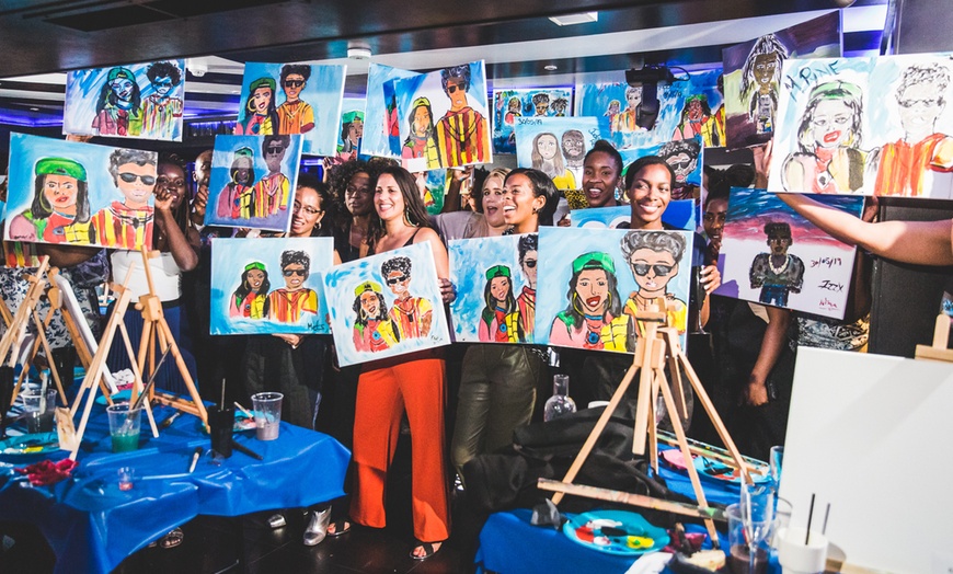 Image 19: Paint, Sip & Party: A Night of Art, Fun & Music