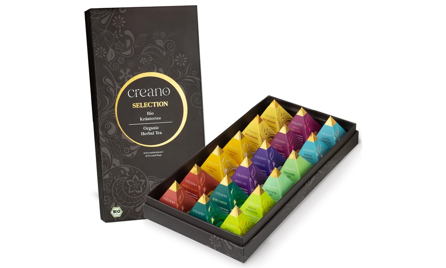Image 6: Creano Geschenk-Box „Kräuter-Gewürz-Tee“ Pyramiden (bis zu 1,17€/Stk.)