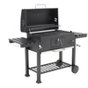 Image 2: Outdoor Garden Large-Capacity Trolley BBQ Grill