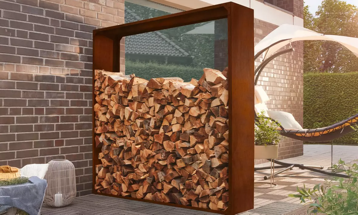 Holzlager aus Stahl NANGA