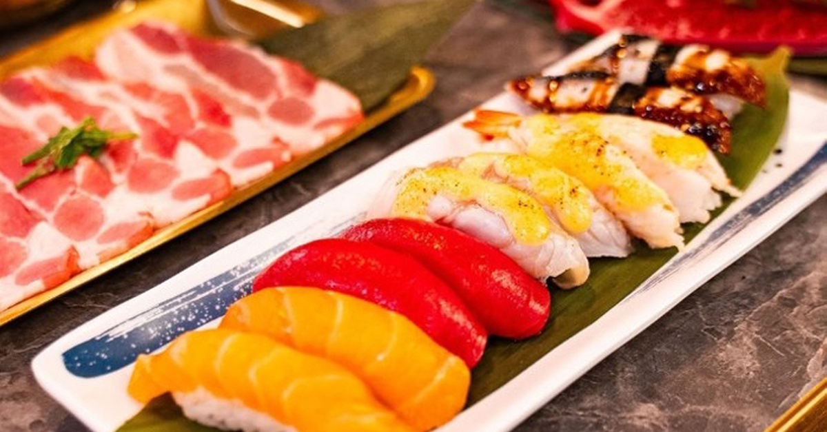 Buffet japonés con parrilla coreana en Valencia