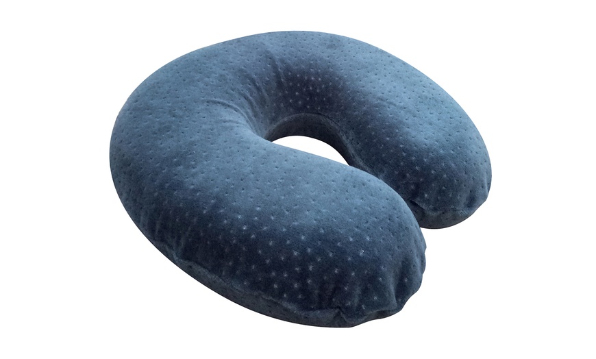 Image 7: Coussin de voyage viscoélastique, housse lavable, Pikolin Home
