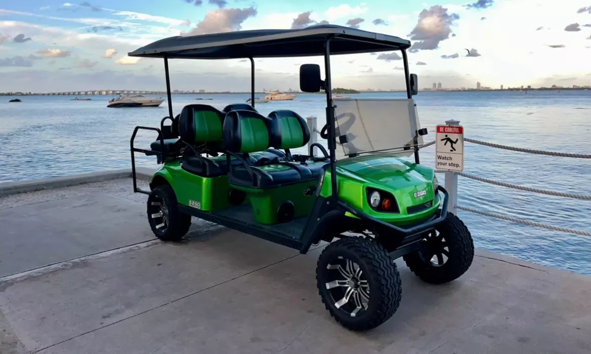 1, 2, 3, 6, 12, or 24-hour of Golf Cart Rental for Six people