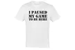 One or Two Kids' "I Paused My Game to Be Here" Print T-Shirts - Image 3