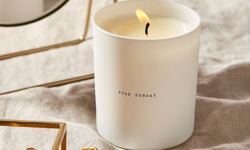 Image 2: Soak Sunday Candle Collection