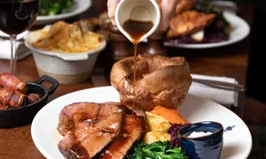 Bonds Mayfair, 2-Courses, Mains, Roasts, or Steak for Two people, Up to 59% Off