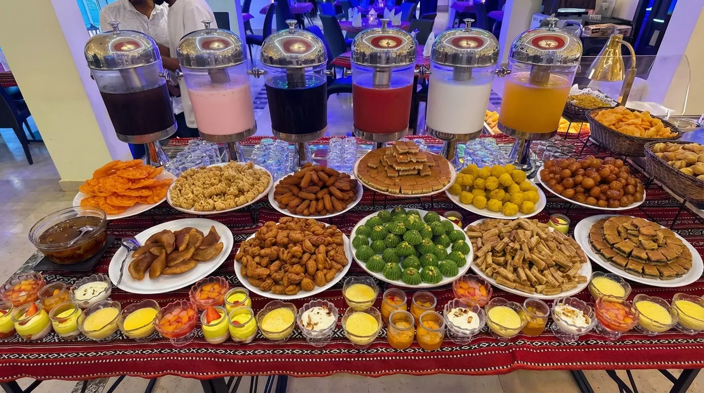 4* Iftar buffet with Bottomless Ramadan Drinks For a Child or 4 Adults