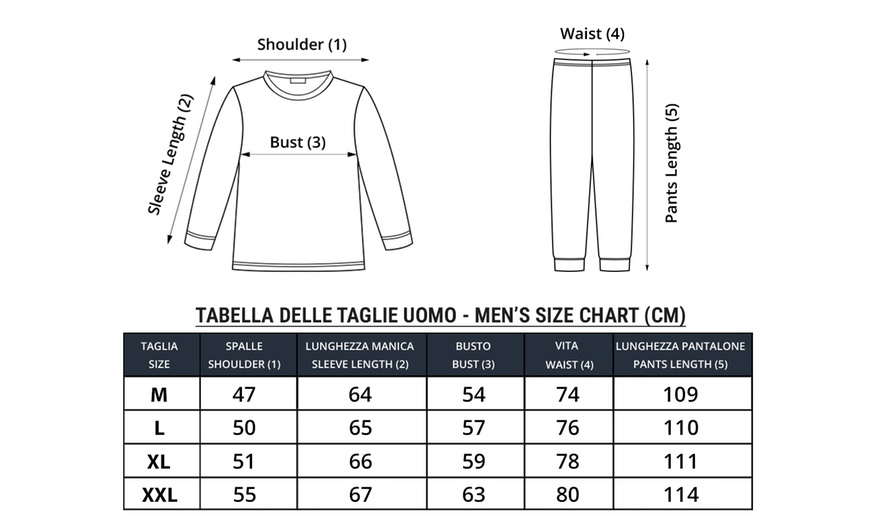 Image 31: Pyrex Herren-Winterpyjama