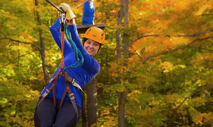 C$49 for a Three-Hour Zipline Adventure for Two at Camp Fortune (Up to C$70 Value) - Primary Image