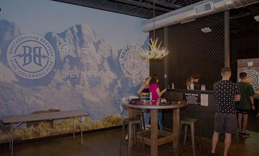 Image 2: De-Stress and Have Fun with Axe Throwing Action For All Skill Levels