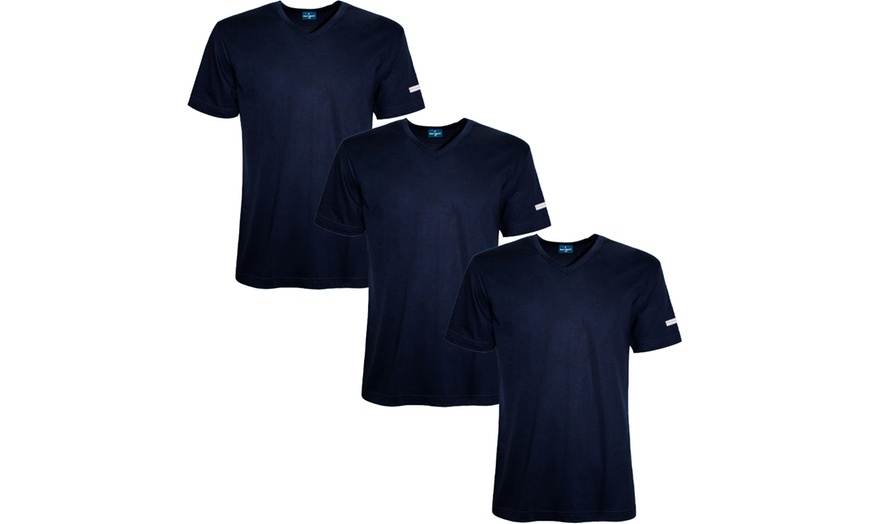 Image 7: Lot de 3 débardeurs, t-shirts à col rond ou à col V Navigare