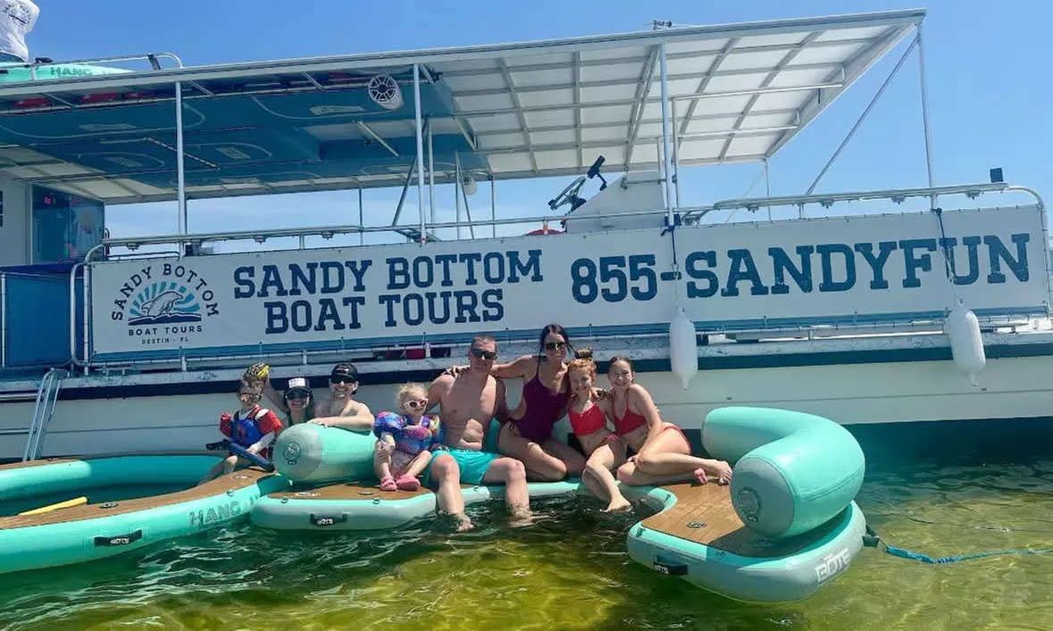 Join Crab Island Excursion, Sunset Dolphin Tour, or Fireworks Cruise
