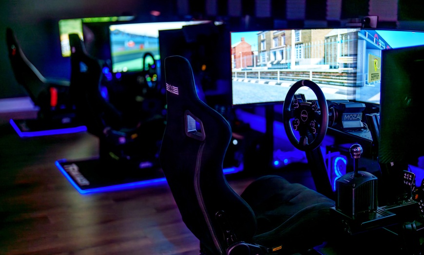 Image 8: Thrilling w/ One 30-Min Sim Racing Session for One, Two or Four People