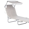 Image 9: Tumbona plegable con parasol 