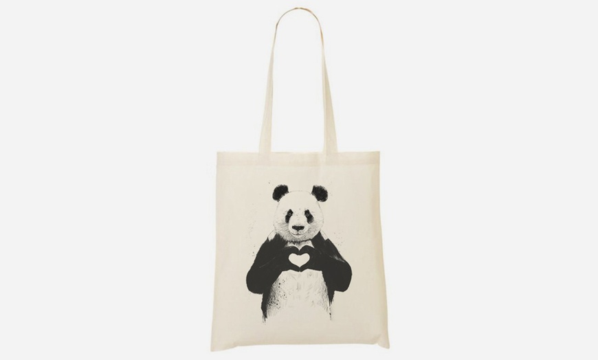 Image 50: Totebag à message personnalisé