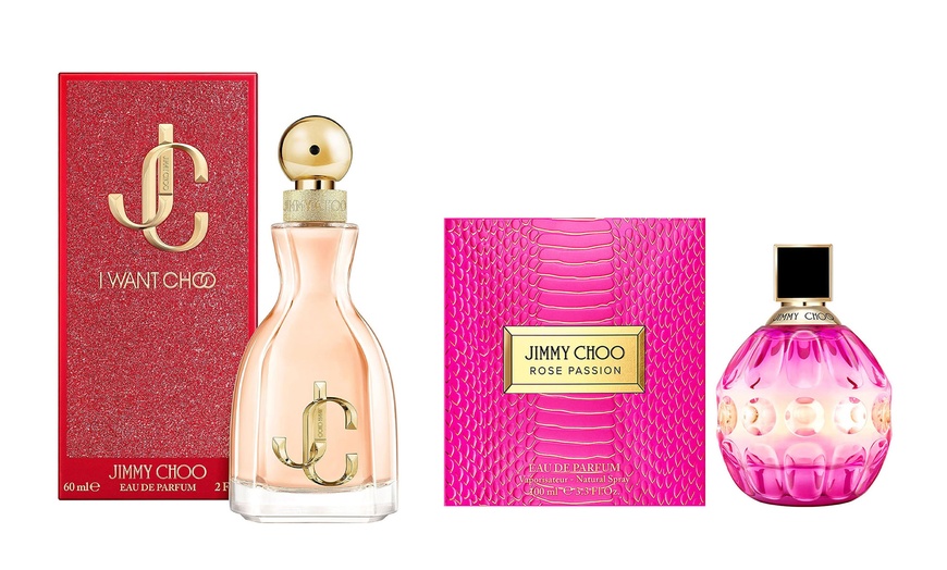 Image 1: Jimmy Choo I Want Choo or Rose Passion Eau de Parfum