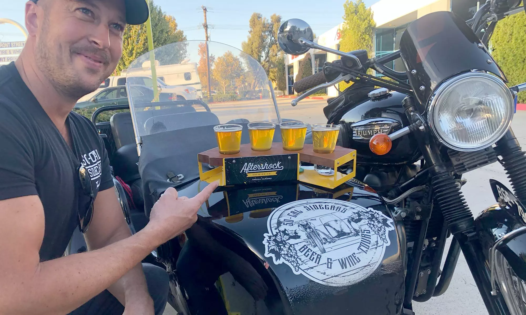 3-Hour Sidecar Brewery Tour with Tastings for 2, 4, or 6 in Temecula