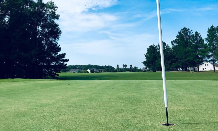 Image 2: Tee Off with 18-Hole Golf with Cart Rental for One, Two or Four People