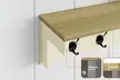 Levede Wall Mounted Coat Rack with Shelf – 7 Double Hooks - Image 7